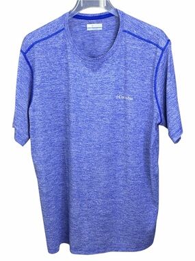 Columbia Omni Wick Blue Heathered Active Tee. EC. Size XL